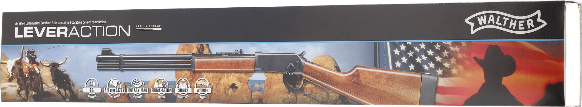 Walther Lever Action Classic Wild West Lever Action Rifle .177 Pellet 460.00.43