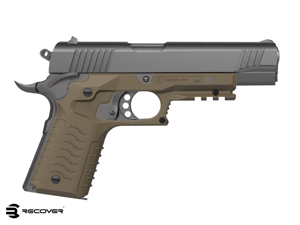 Recover CC3 H 1911 Grip & Rail System